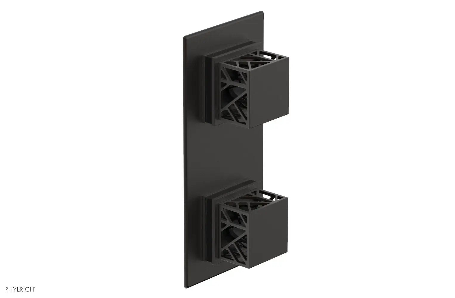 Phylrich JOLIE Thermostatic Valve with Volume Control or Diverter with "Black" Accents by Phylrich