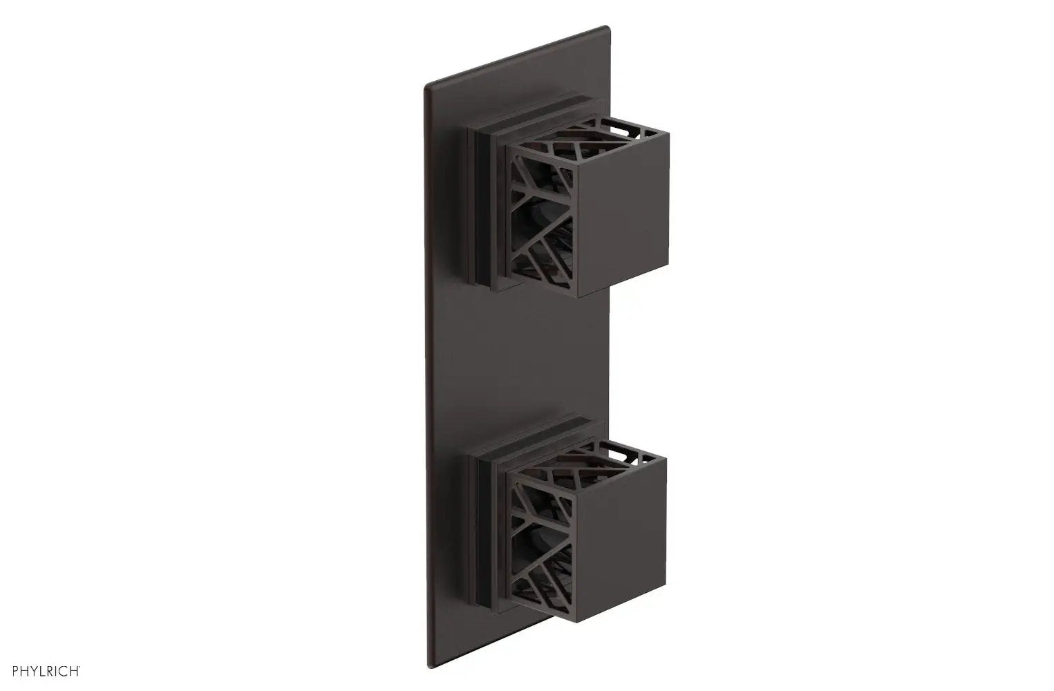 Phylrich JOLIE Thermostatic Valve with Volume Control or Diverter with "Black" Accents by Phylrich