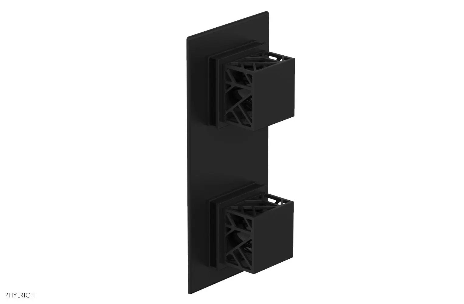 Phylrich JOLIE Thermostatic Valve with Volume Control or Diverter with "Black" Accents by Phylrich