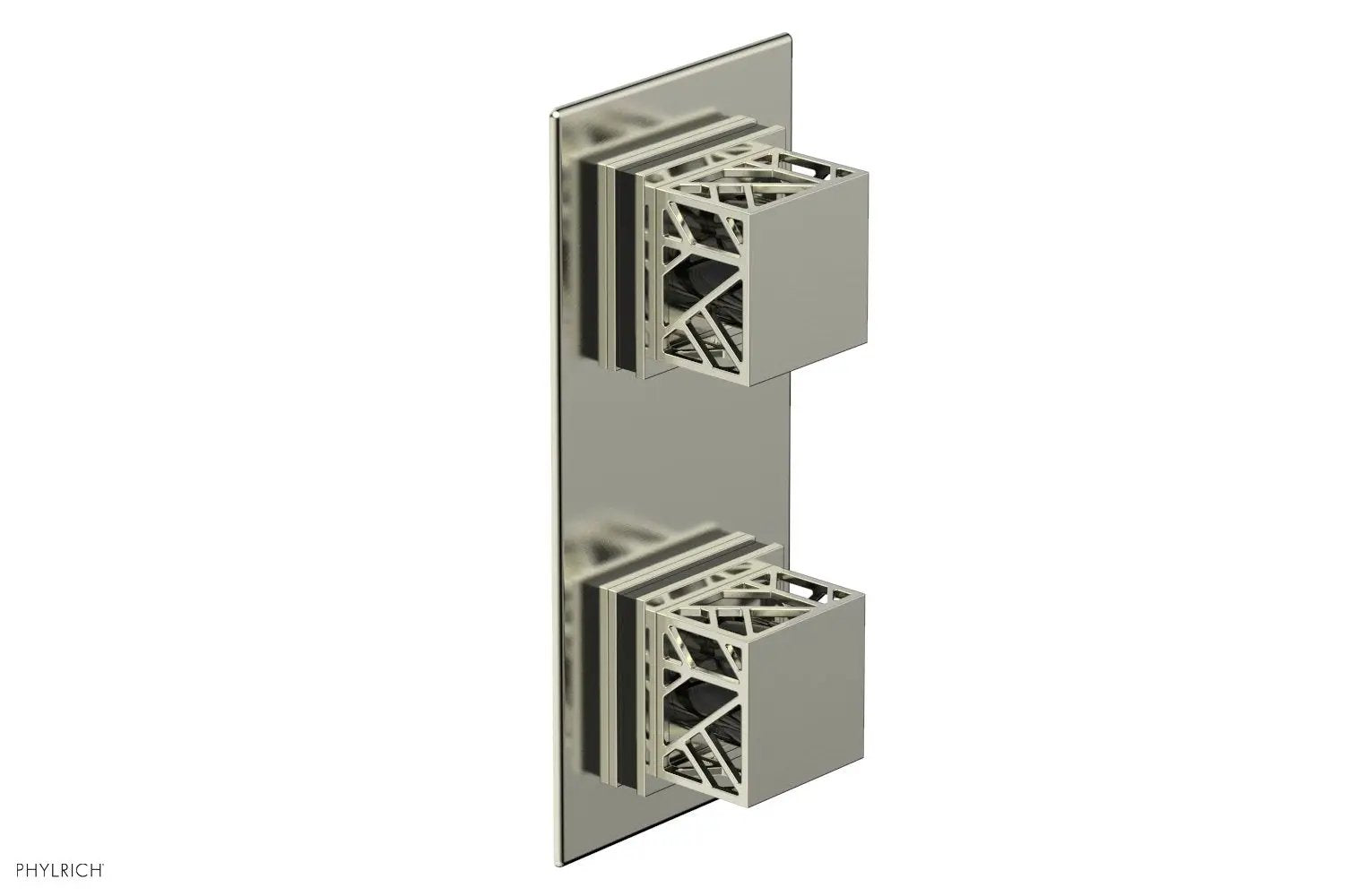 Phylrich JOLIE Thermostatic Valve with Volume Control or Diverter with "Black" Accents by Phylrich