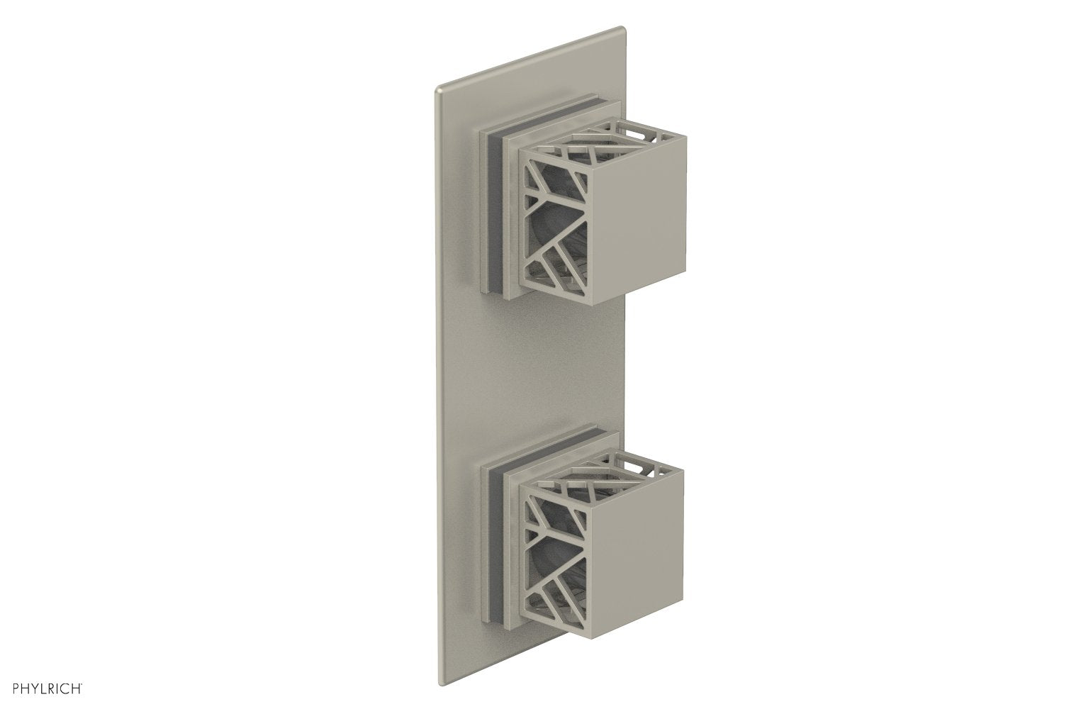 Phylrich JOLIE Thermostatic Valve with Volume Control or Diverter with "Grey" Accents