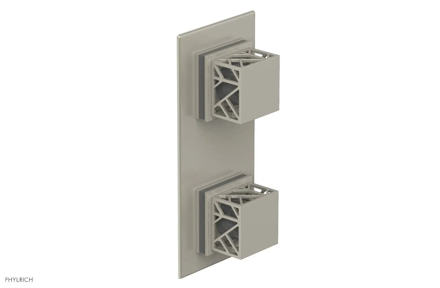 Phylrich JOLIE Thermostatic Valve with Volume Control or Diverter with "Grey" Accents by Phylrich