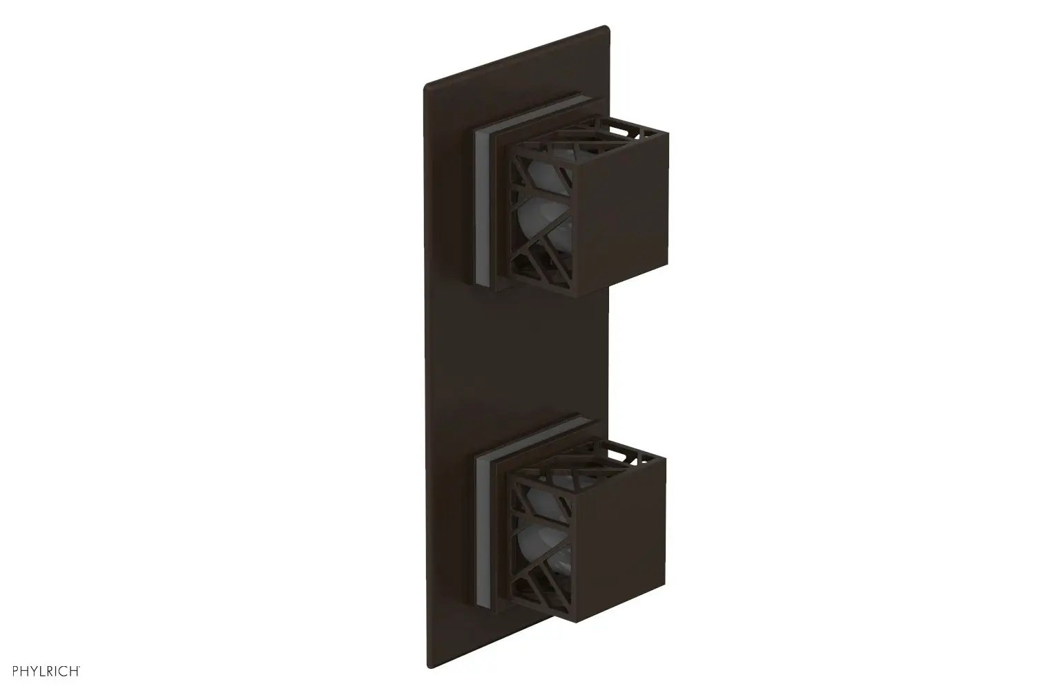 Phylrich JOLIE Thermostatic Valve with Volume Control or Diverter with "Grey" Accents by Phylrich