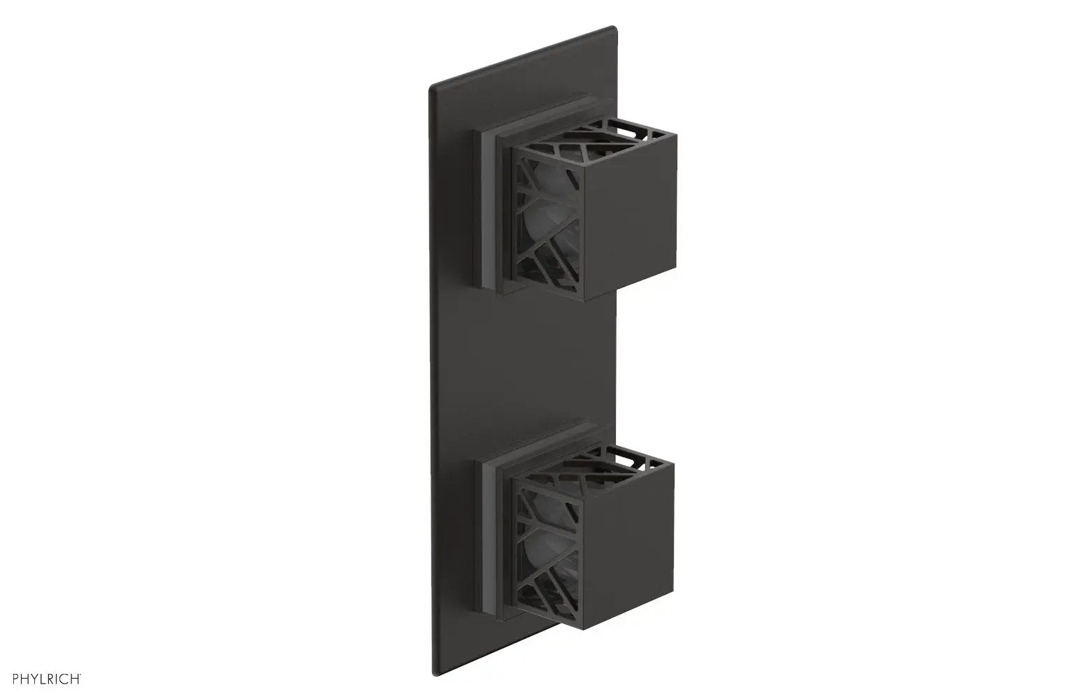 Phylrich JOLIE Thermostatic Valve with Volume Control or Diverter with "Grey" Accents by Phylrich