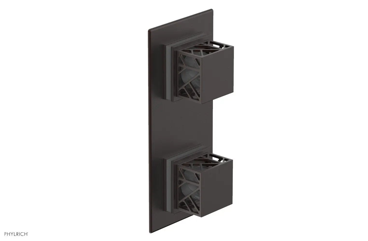 Phylrich JOLIE Thermostatic Valve with Volume Control or Diverter with "Grey" Accents by Phylrich