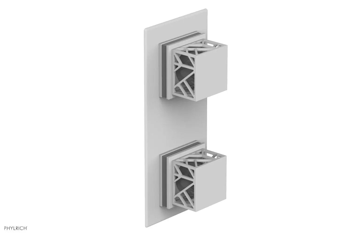 Phylrich JOLIE Thermostatic Valve with Volume Control or Diverter with "Grey" Accents by Phylrich