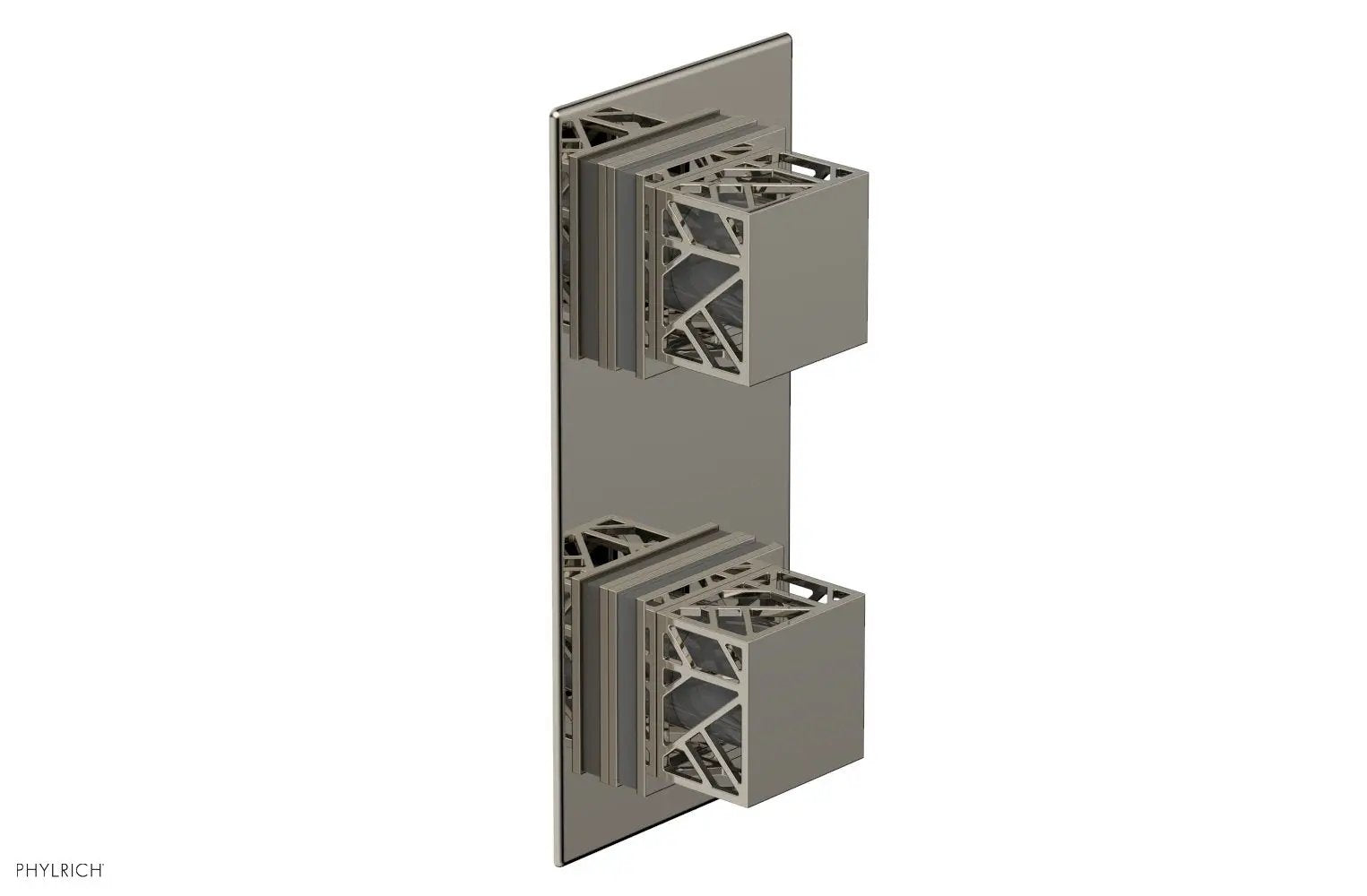 Phylrich JOLIE Thermostatic Valve with Volume Control or Diverter with "Grey" Accents by Phylrich