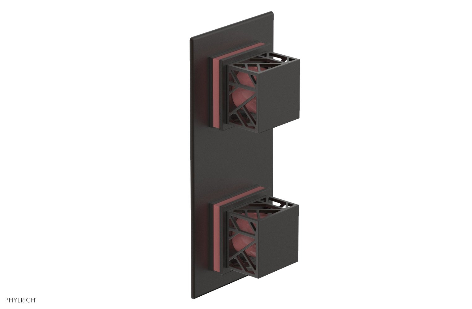 Phylrich JOLIE Thermostatic Valve with Volume Control or Diverter with "Pink" Accents