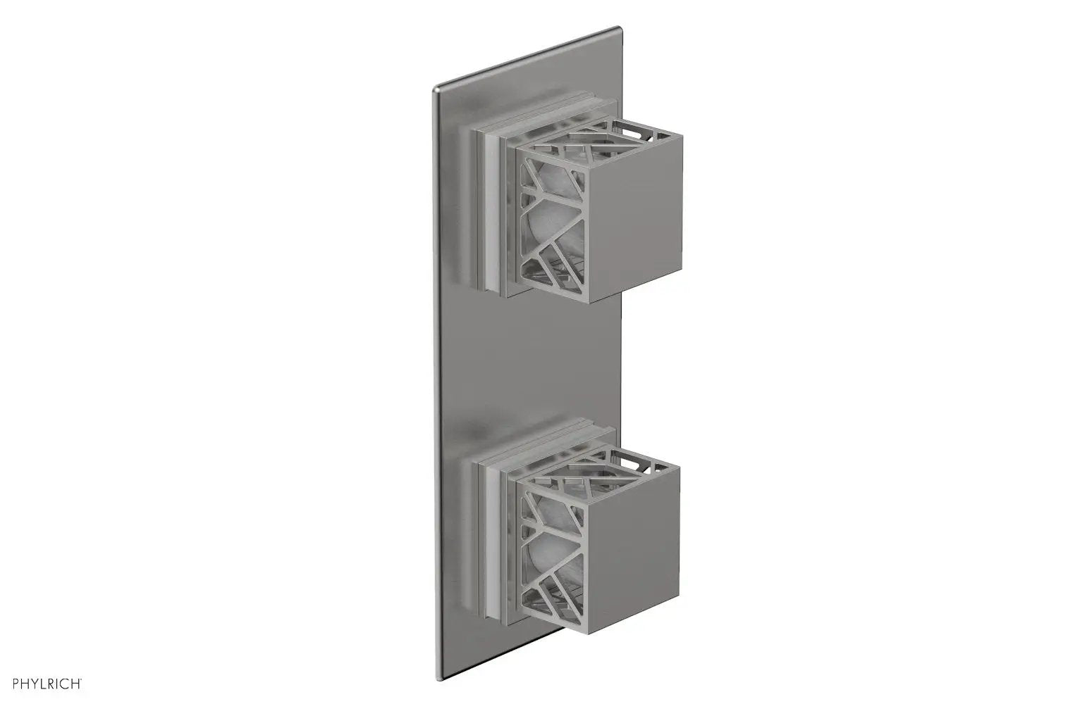 Phylrich JOLIE Thermostatic Valve with Volume Control or Diverter with "White" Accents by Phylrich