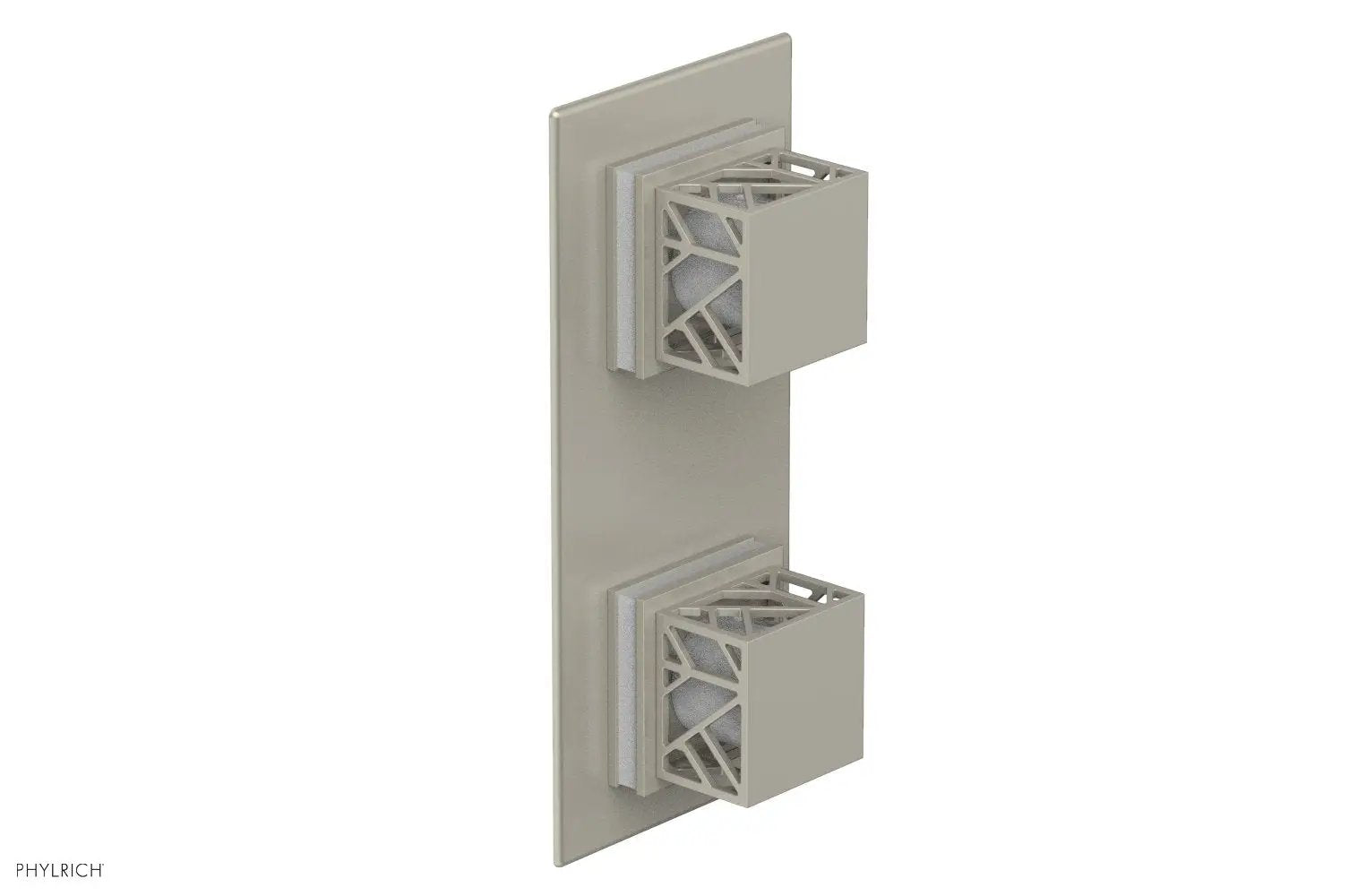 Phylrich JOLIE Thermostatic Valve with Volume Control or Diverter with "White" Accents by Phylrich