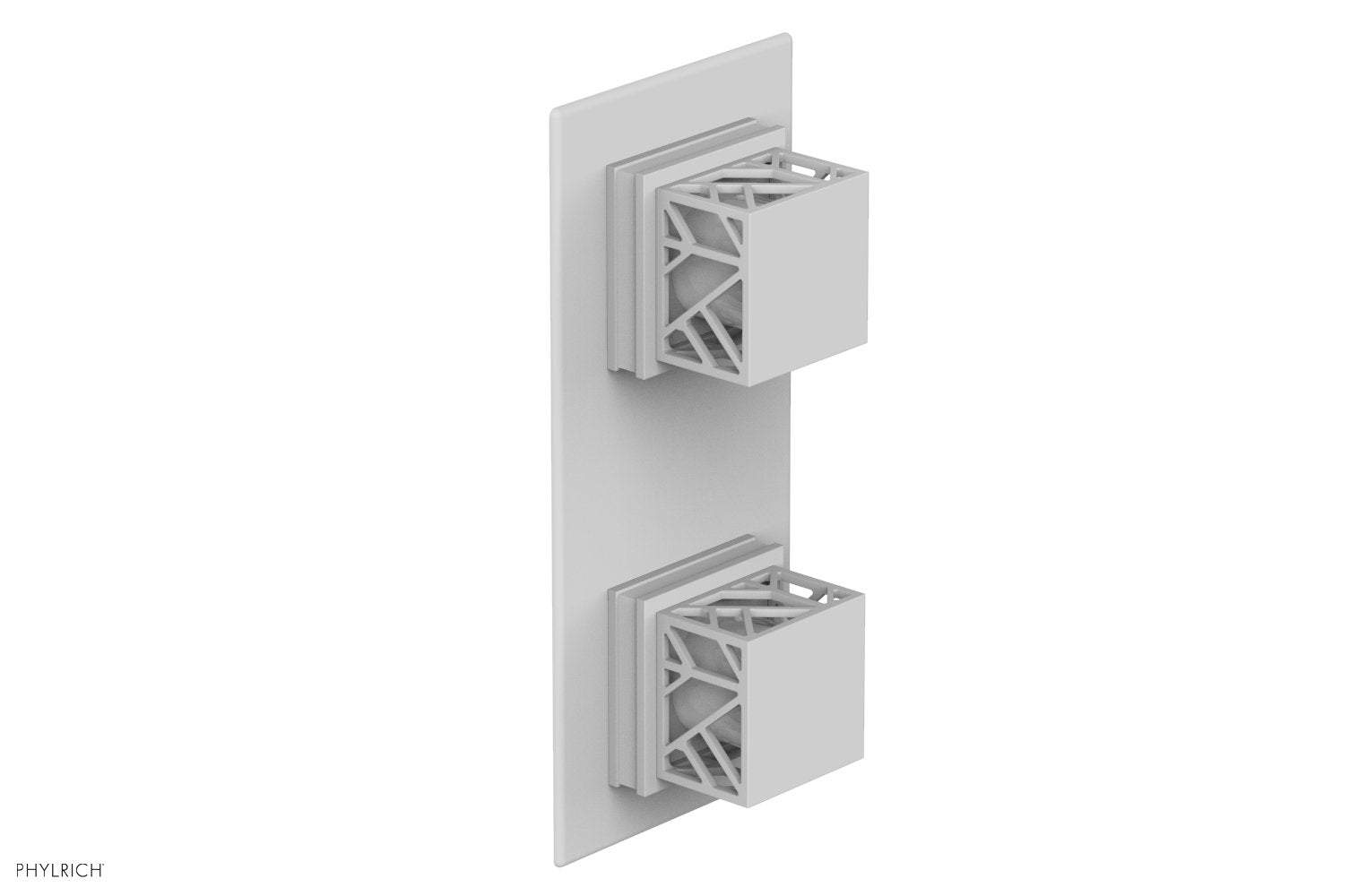 Phylrich JOLIE Thermostatic Valve with Volume Control or Diverter with "White" Accents