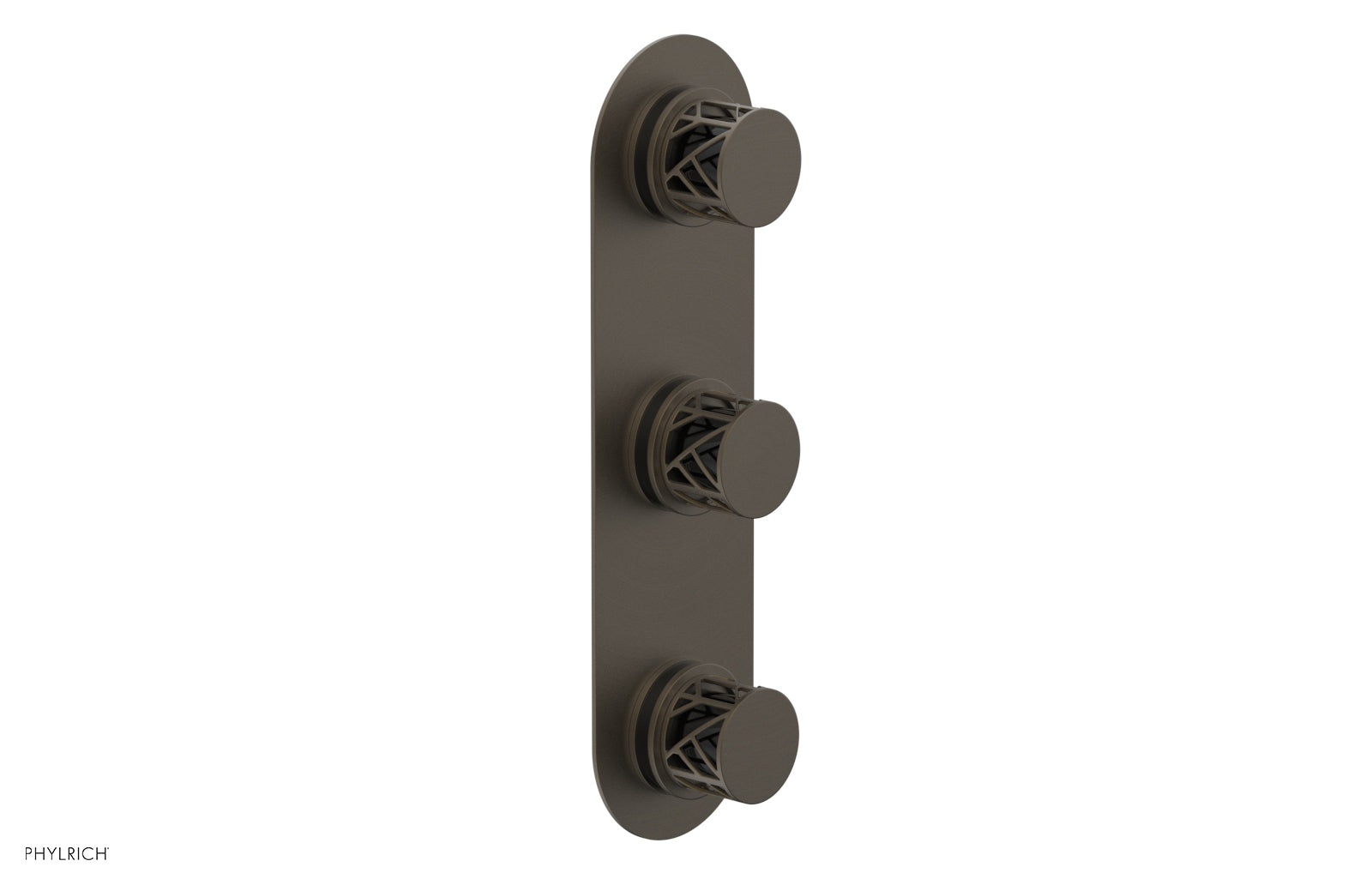 Phylrich JOLIE Thermostatic Valve with Two Volume Control with "Black" Accents