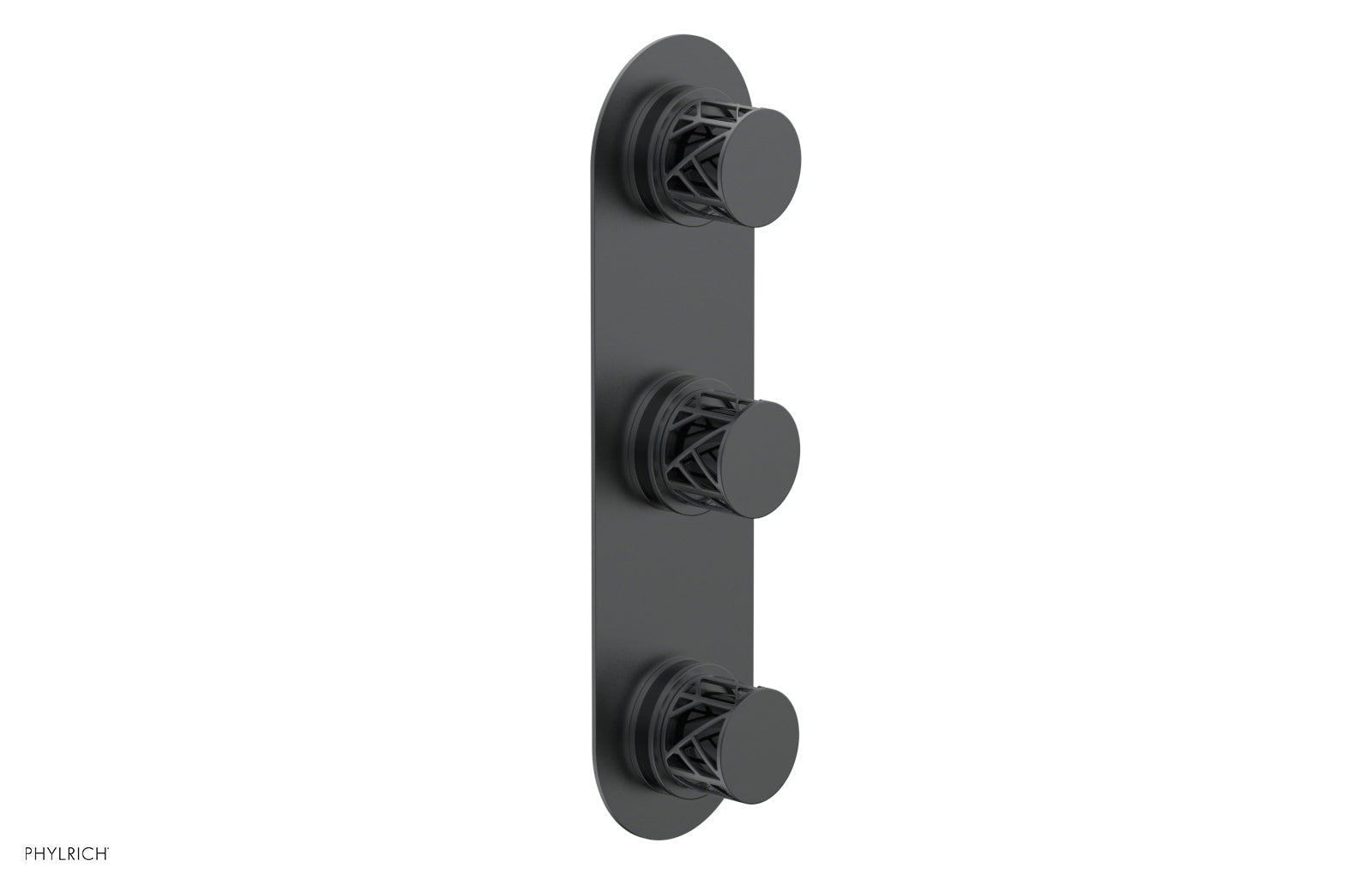 Phylrich JOLIE Thermostatic Valve with Two Volume Control with "Black" Accents