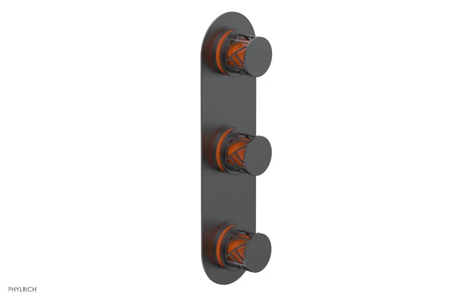 Phylrich JOLIE Thermostatic Valve with Two Volume Control with "Orange" Accents by Phylrich