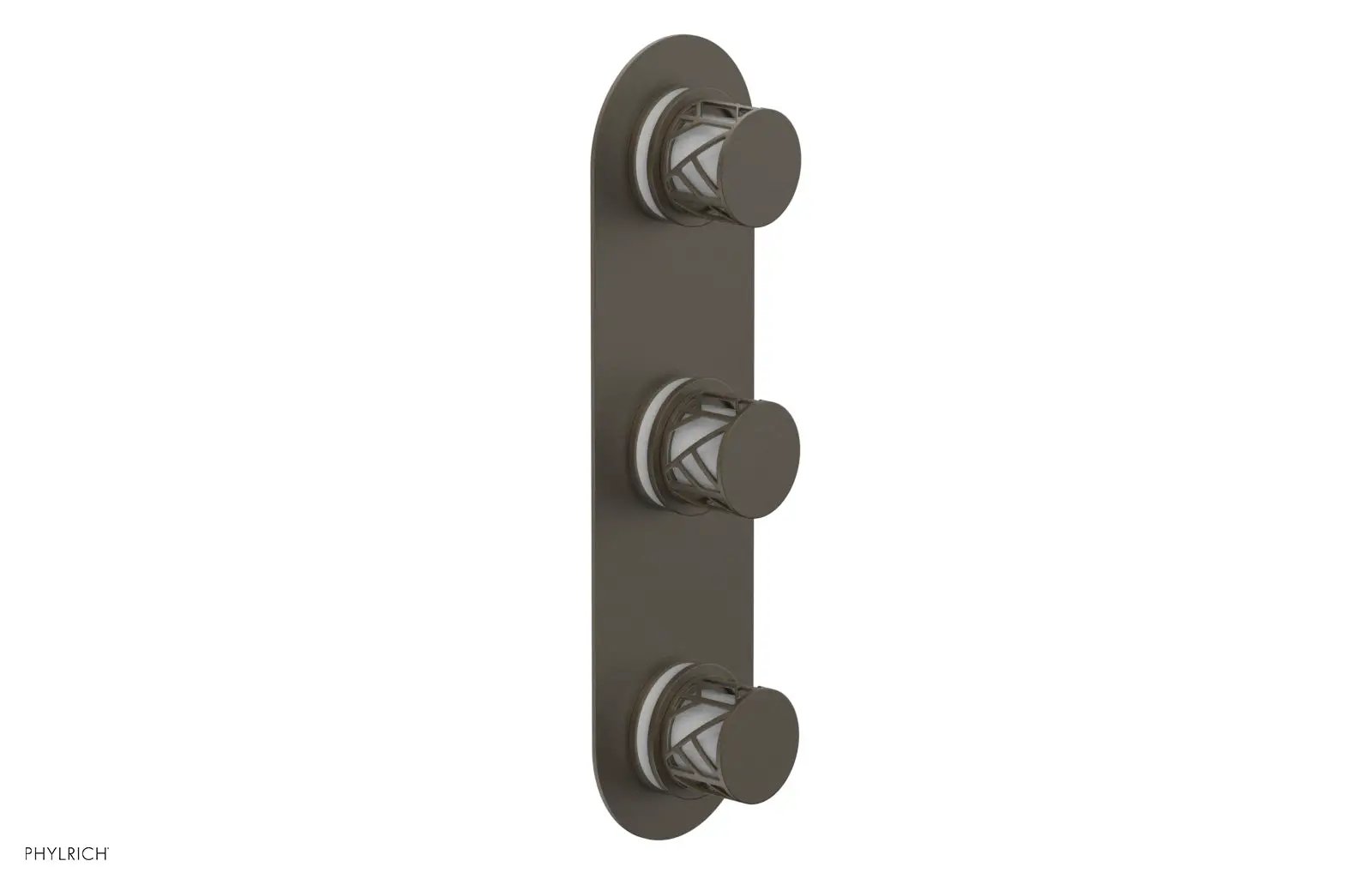 Phylrich JOLIE Thermostatic Valve with Two Volume Control with "White" Accents by Phylrich