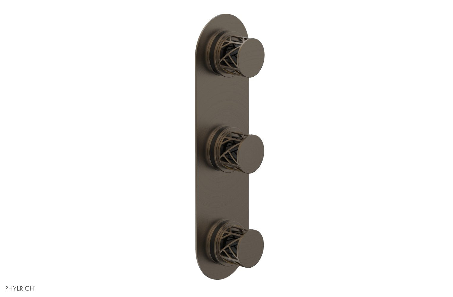 Phylrich JOLIE Thermostatic Valve with Two Volume Control with "Black" Accents