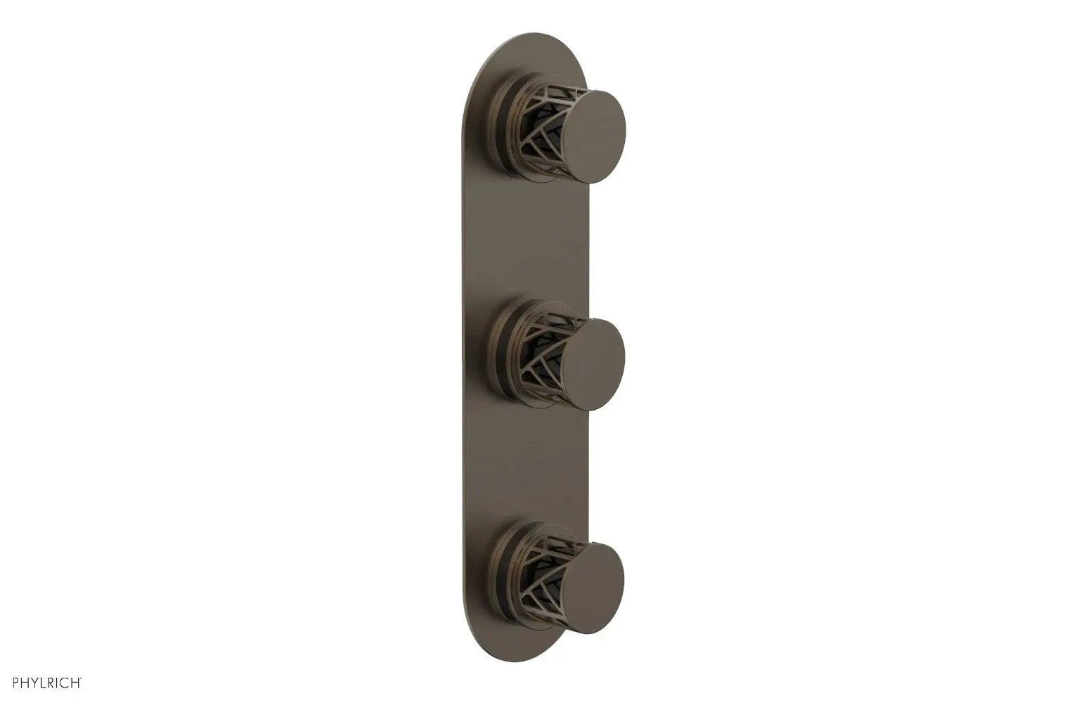 Phylrich JOLIE Thermostatic Valve with Two Volume Control with "Black" Accents by Phylrich