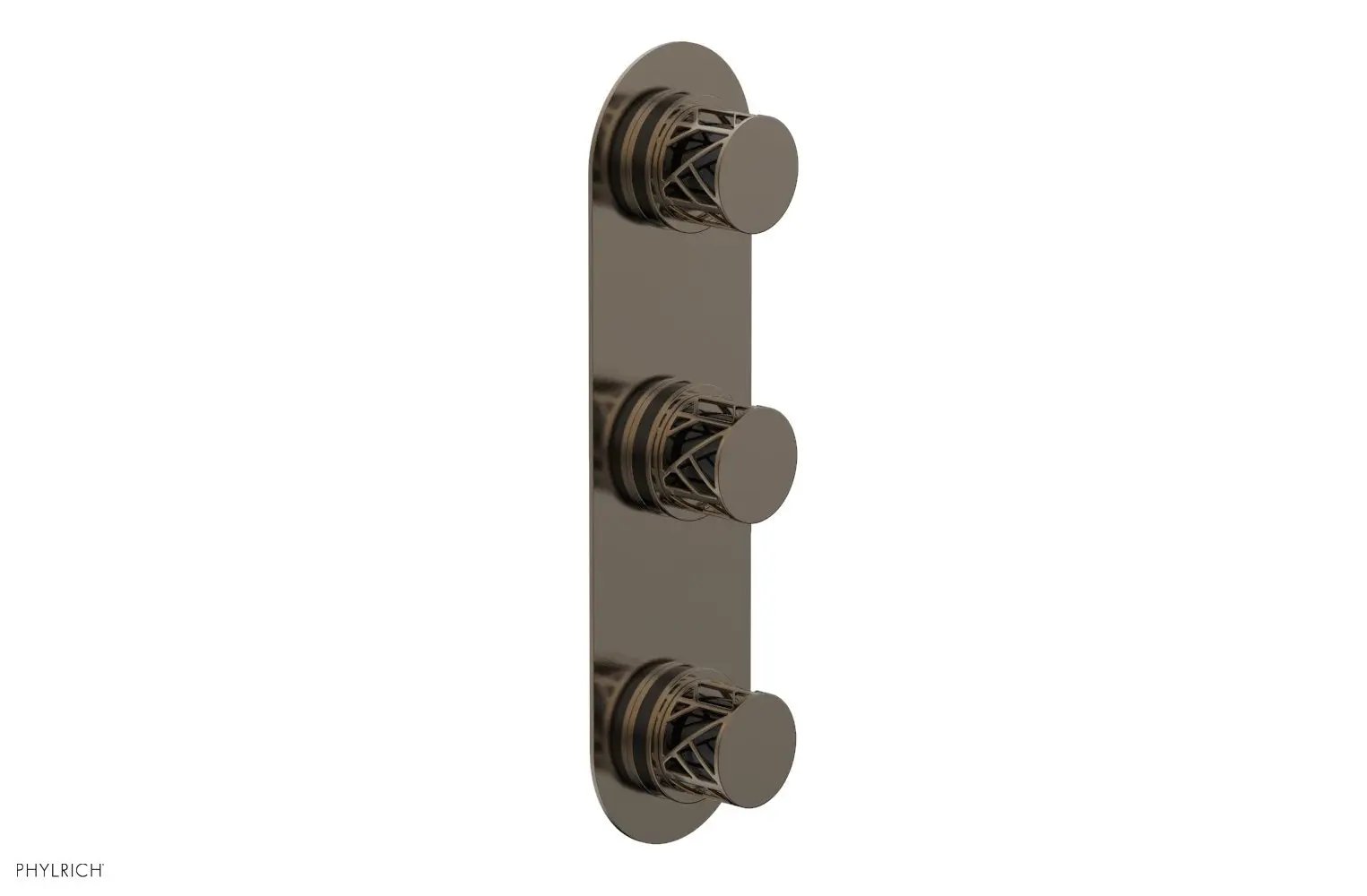 Phylrich JOLIE Thermostatic Valve with Two Volume Control with "Black" Accents by Phylrich