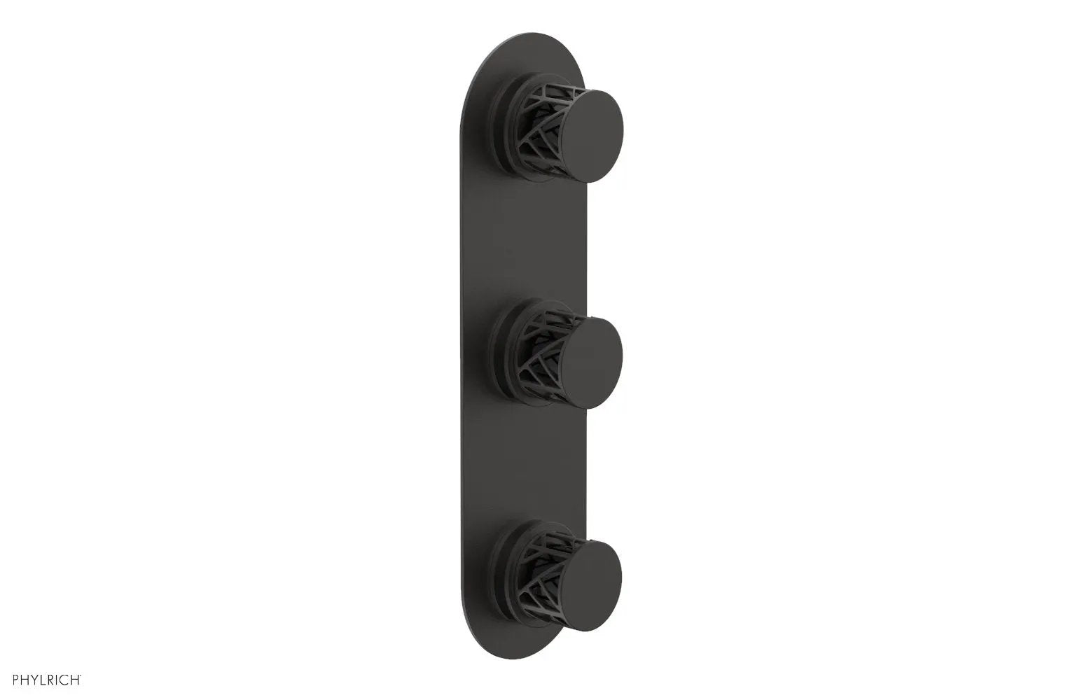 Phylrich JOLIE Thermostatic Valve with Two Volume Control with "Black" Accents by Phylrich