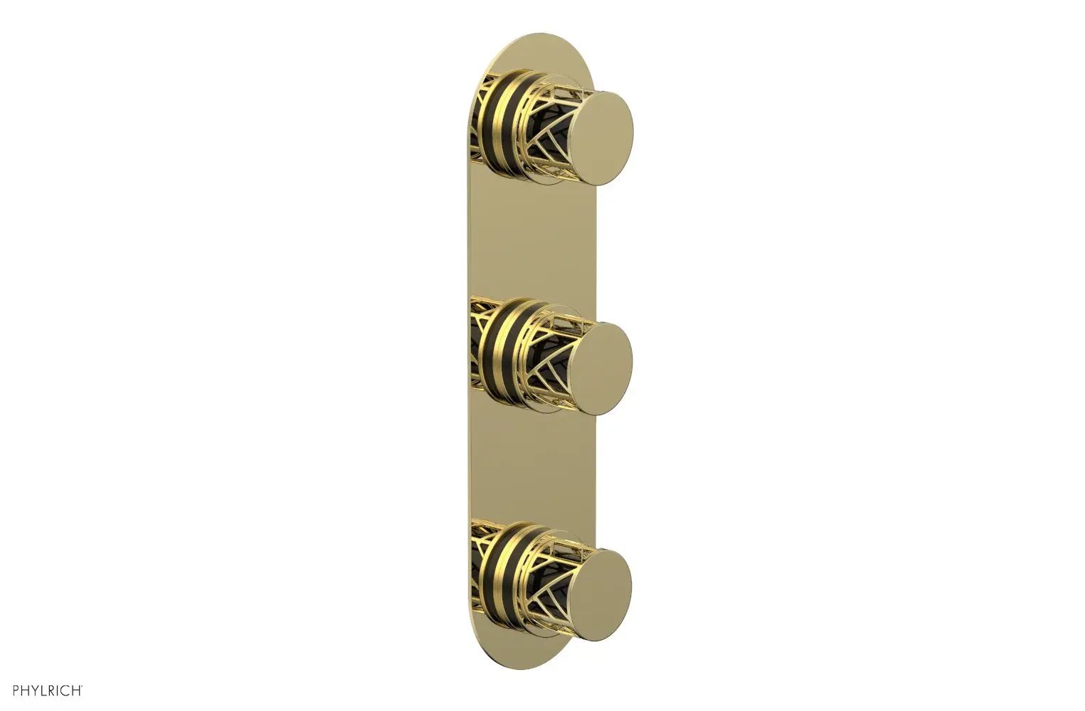 Phylrich JOLIE Thermostatic Valve with Two Volume Control with "Black" Accents by Phylrich