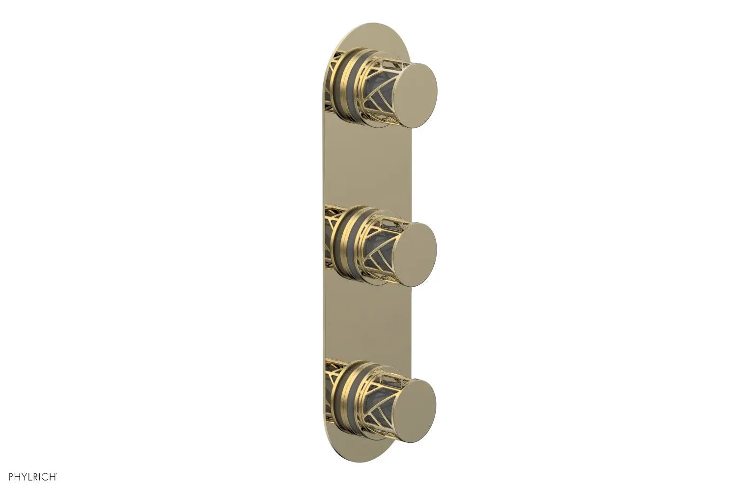 Phylrich JOLIE Thermostatic Valve with Two Volume Control with "Grey" Accents by Phylrich
