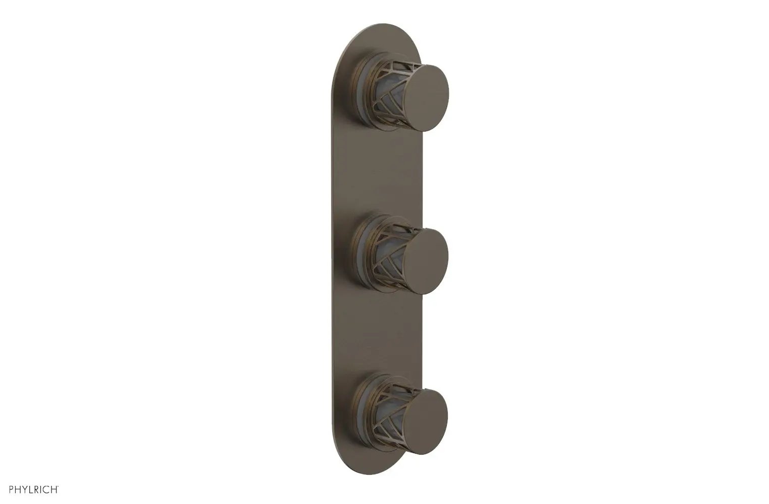 Phylrich JOLIE Thermostatic Valve with Two Volume Control with "Grey" Accents by Phylrich
