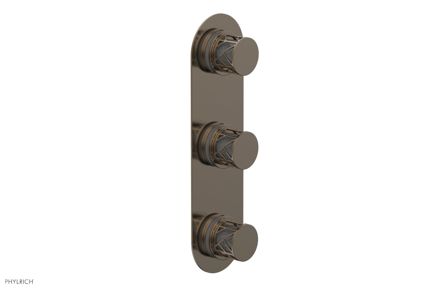 Phylrich JOLIE Thermostatic Valve with Two Volume Control with "Grey" Accents
