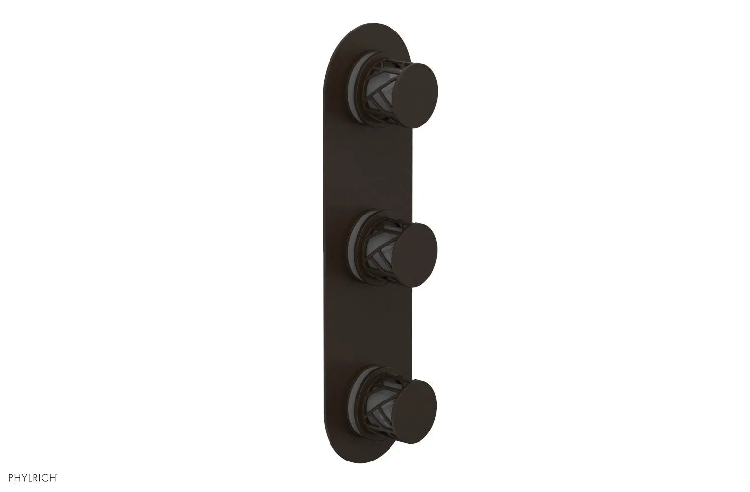 Phylrich JOLIE Thermostatic Valve with Two Volume Control with "Grey" Accents by Phylrich