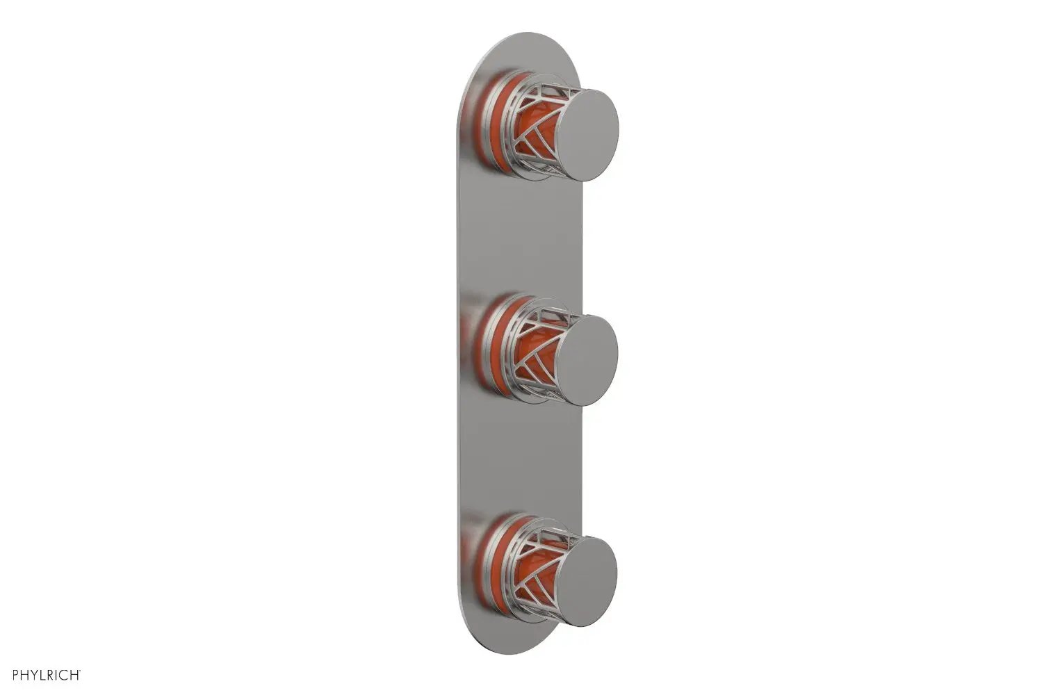 Phylrich JOLIE Thermostatic Valve with Two Volume Control with "Orange" Accents by Phylrich