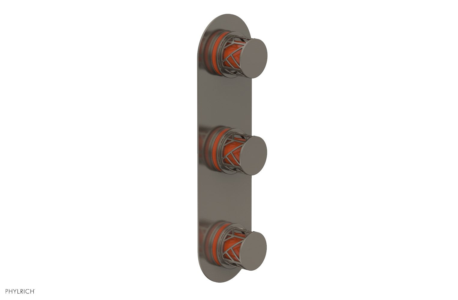 Phylrich JOLIE Thermostatic Valve with Two Volume Control with "Orange" Accents