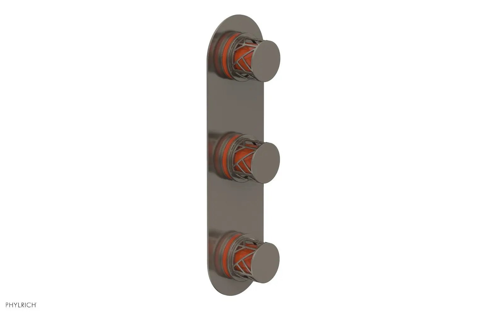 Phylrich JOLIE Thermostatic Valve with Two Volume Control with "Orange" Accents by Phylrich