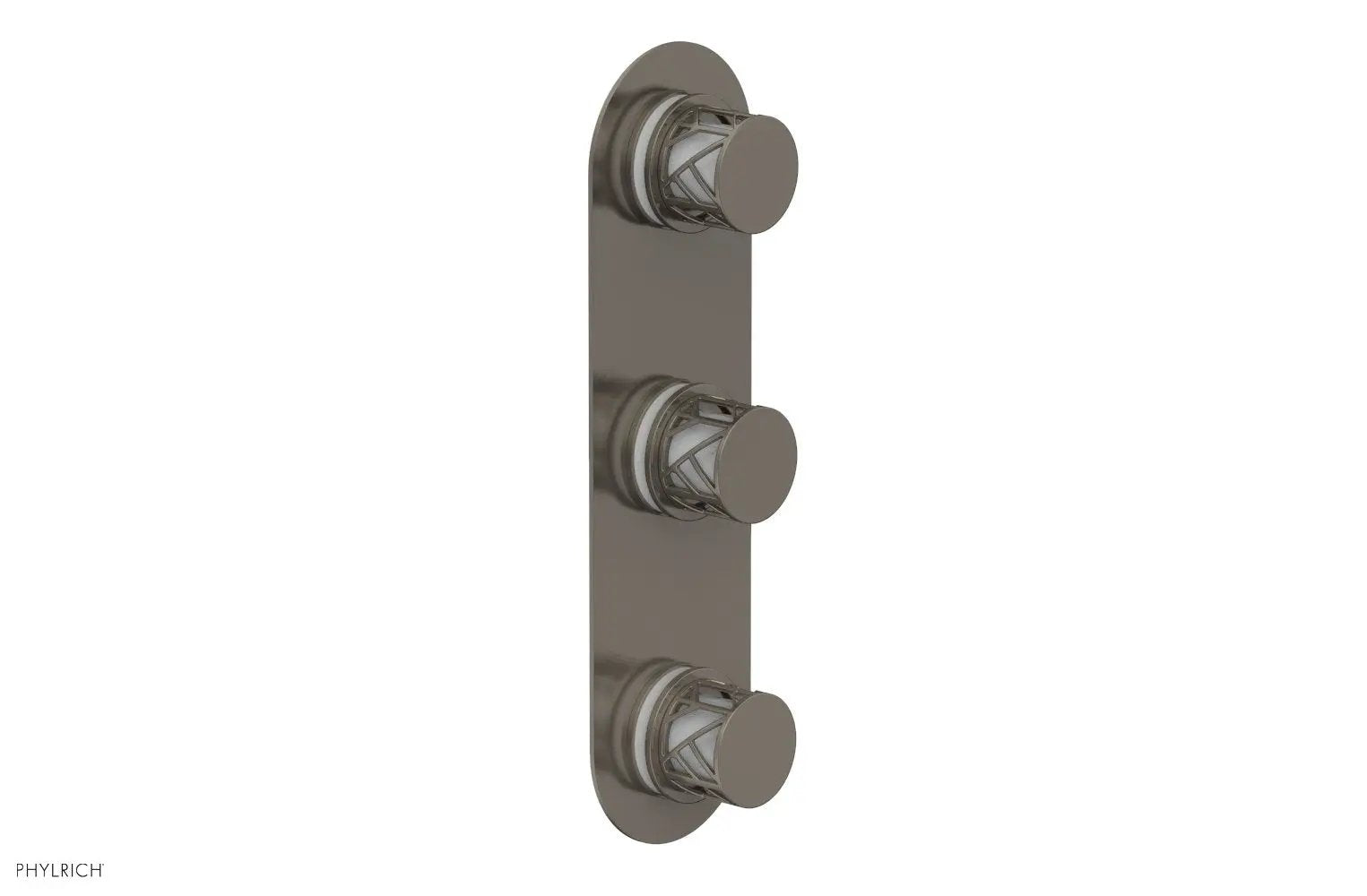 Phylrich JOLIE Thermostatic Valve with Two Volume Control with "White" Accents by Phylrich