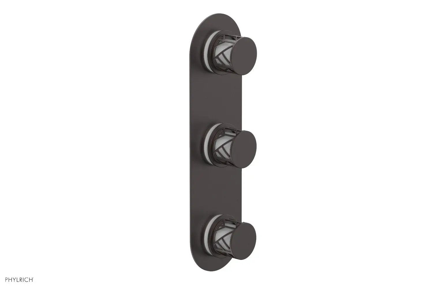 Phylrich JOLIE Thermostatic Valve with Two Volume Control with "White" Accents by Phylrich