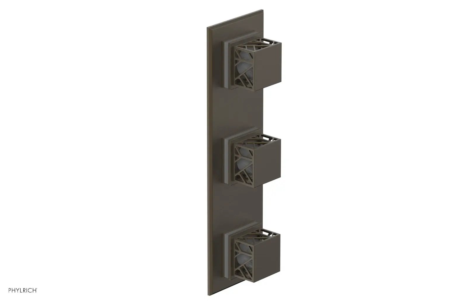 Phylrich JOLIE Thermostatic Valve with Two Volume Control with "White" Accents by Phylrich