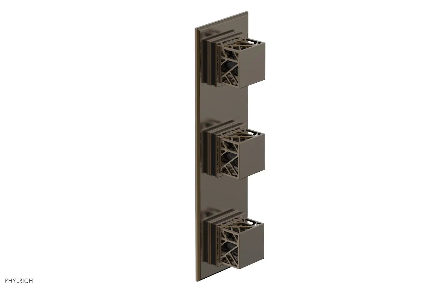 Phylrich JOLIE Thermostatic Valve with Two Volume Control with "Black" Accents by Phylrich