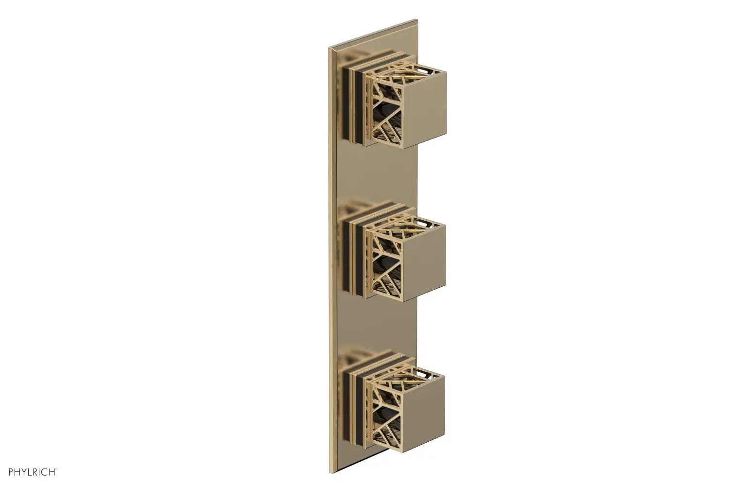 Phylrich JOLIE Thermostatic Valve with Two Volume Control with "Black" Accents by Phylrich