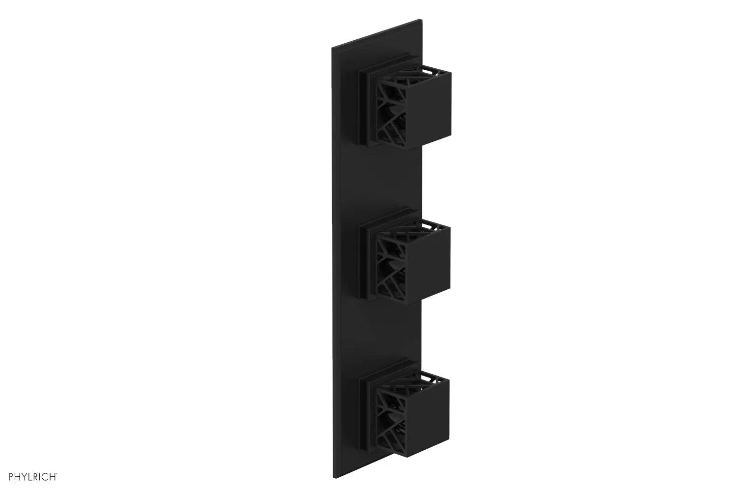 Phylrich JOLIE Thermostatic Valve with Two Volume Control with "Black" Accents by Phylrich