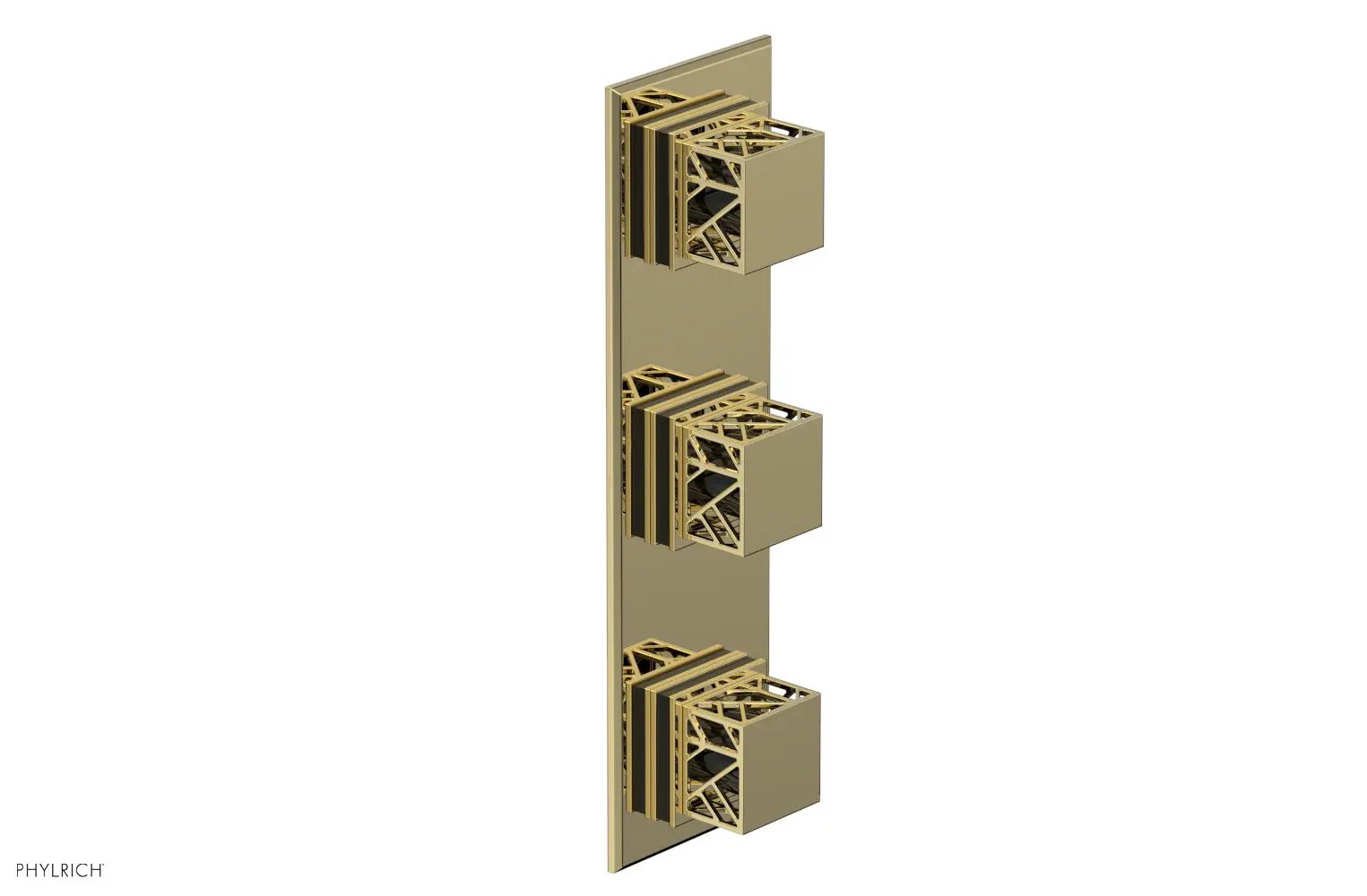 Phylrich JOLIE Thermostatic Valve with Two Volume Control with "Black" Accents by Phylrich