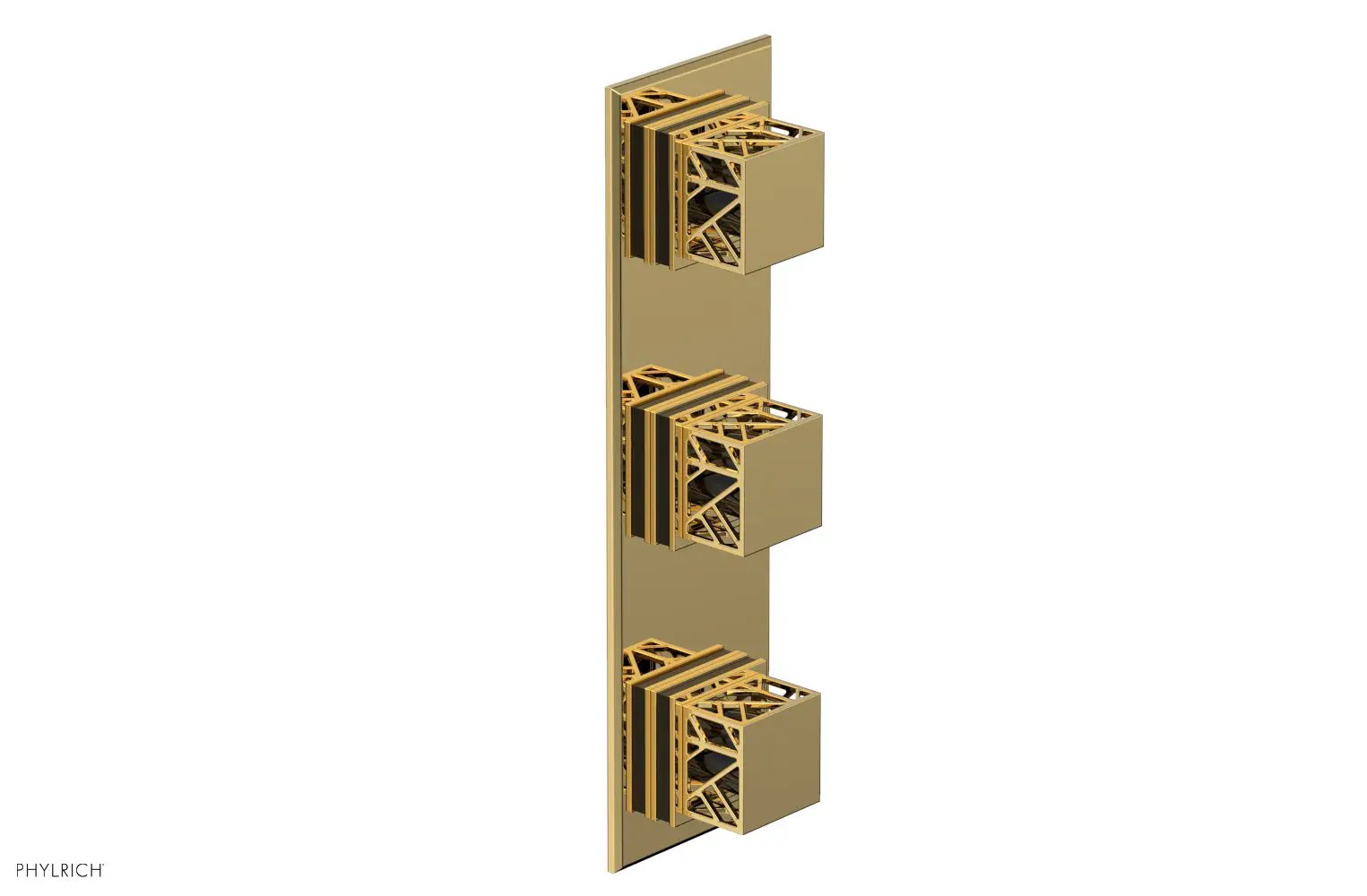 Phylrich JOLIE Thermostatic Valve with Two Volume Control with "Black" Accents by Phylrich