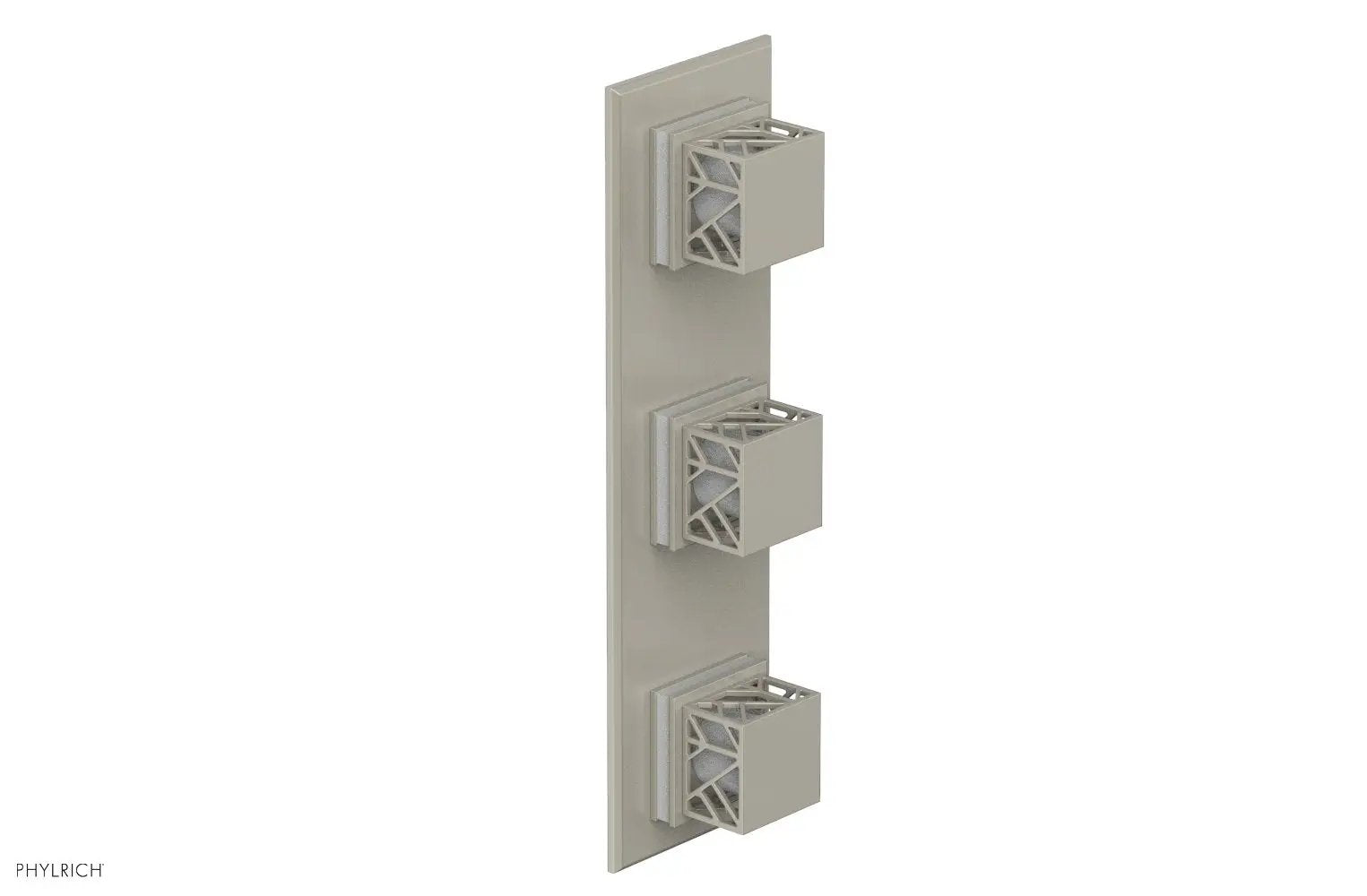 Phylrich JOLIE Thermostatic Valve with Two Volume Control with "White" Accents by Phylrich
