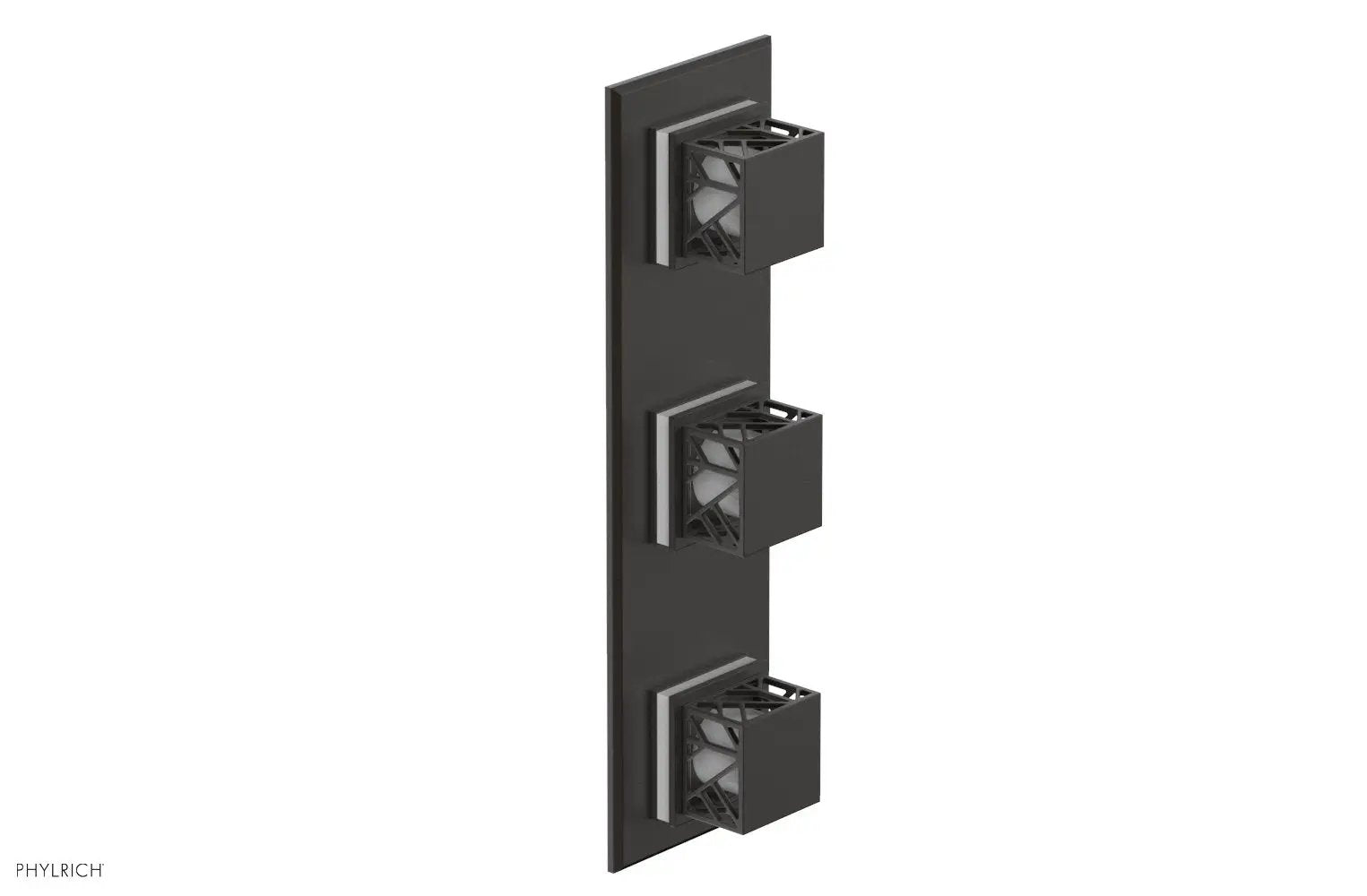 Phylrich JOLIE Thermostatic Valve with Two Volume Control with "White" Accents by Phylrich