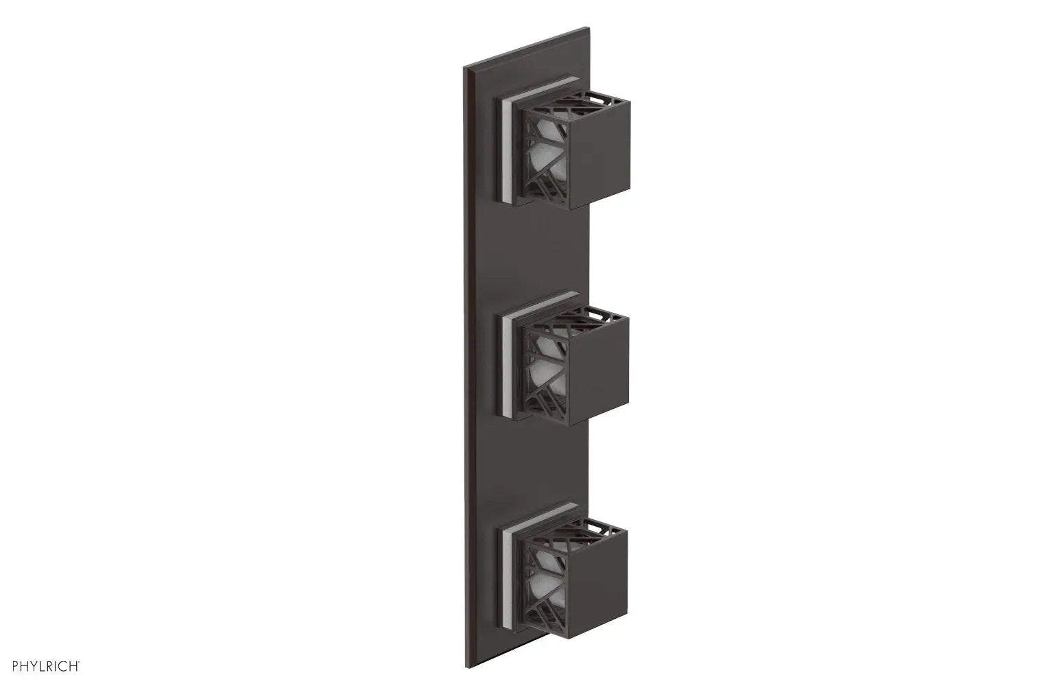 Phylrich JOLIE Thermostatic Valve with Two Volume Control with "White" Accents by Phylrich