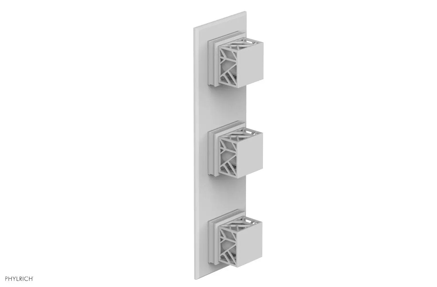 Phylrich JOLIE Thermostatic Valve with Two Volume Control with "White" Accents by Phylrich