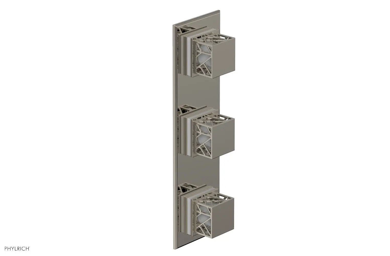 Phylrich JOLIE Thermostatic Valve with Two Volume Control with "White" Accents by Phylrich