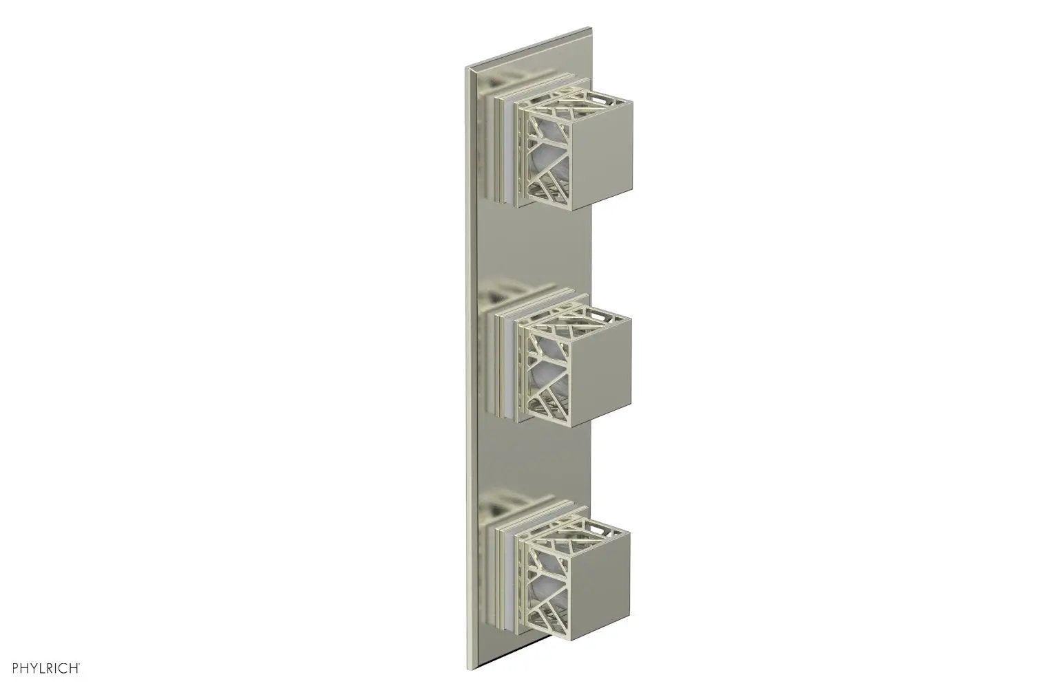 Phylrich JOLIE Thermostatic Valve with Two Volume Control with "White" Accents by Phylrich