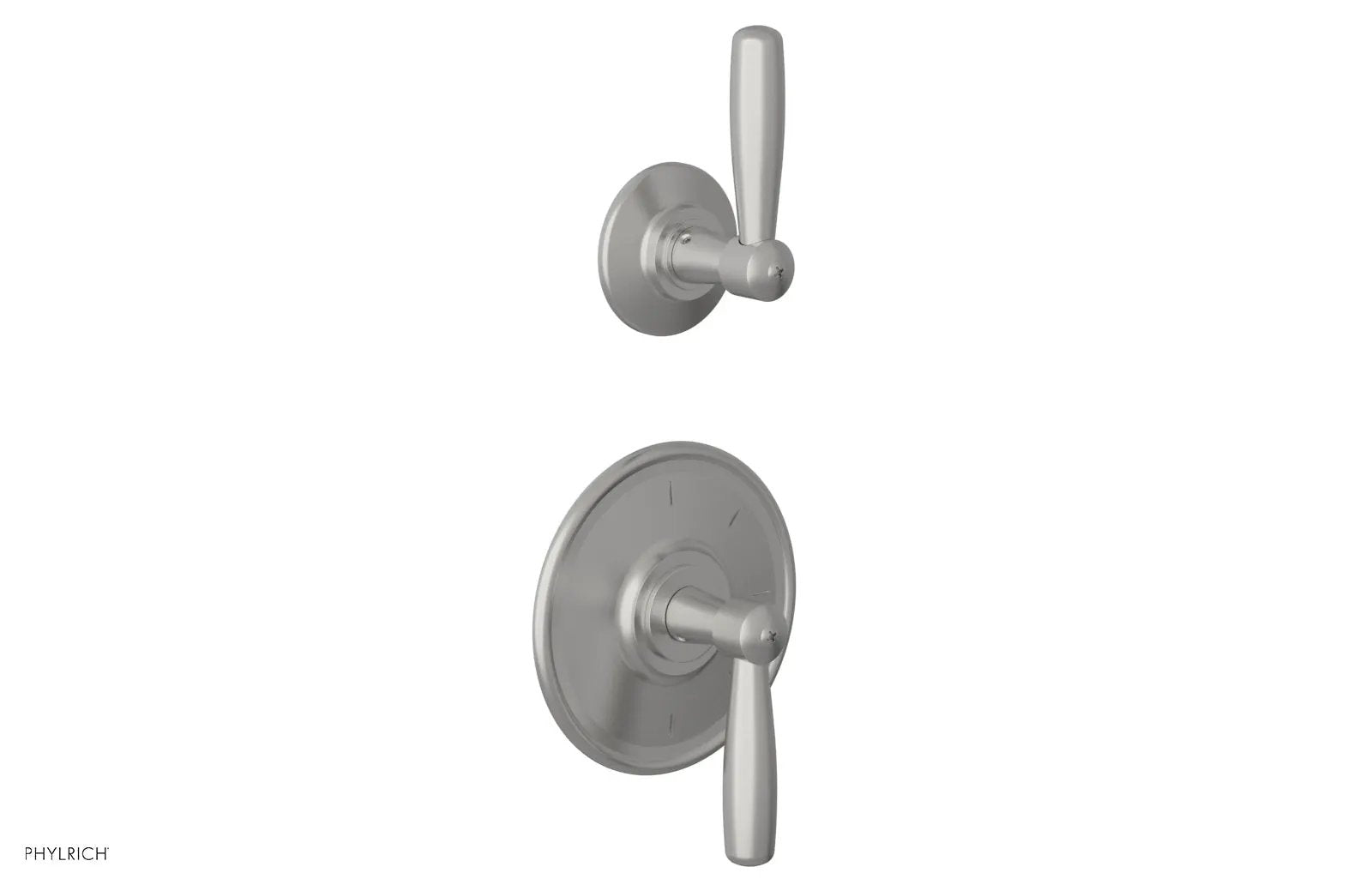 Phylrich WORKS 3/4" Thermostatic Valve with Volume Control or Diverter, Lever Handles by Phylrich