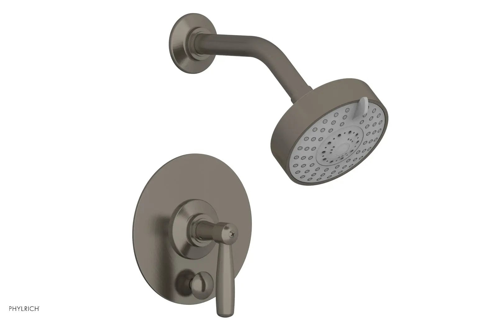 Phylrich WORKS Pressure Balance Shower and Diverter Set (Less Spout), Lever Handle by Phylrich