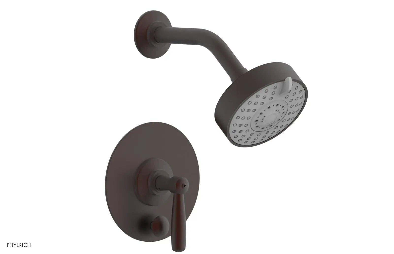 Phylrich WORKS Pressure Balance Shower and Diverter Set (Less Spout), Lever Handle by Phylrich
