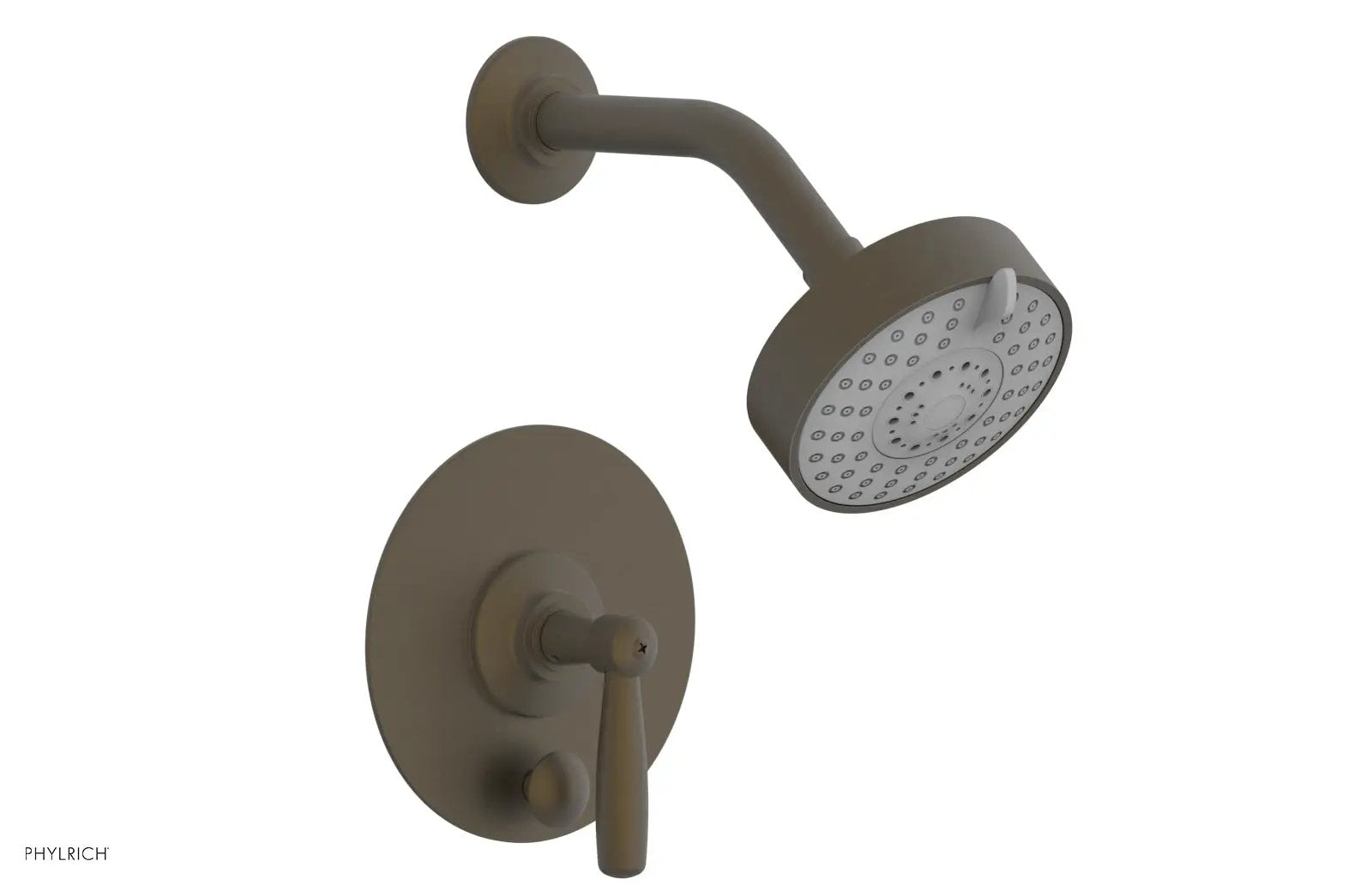Phylrich WORKS Pressure Balance Shower and Diverter Set (Less Spout), Lever Handle by Phylrich