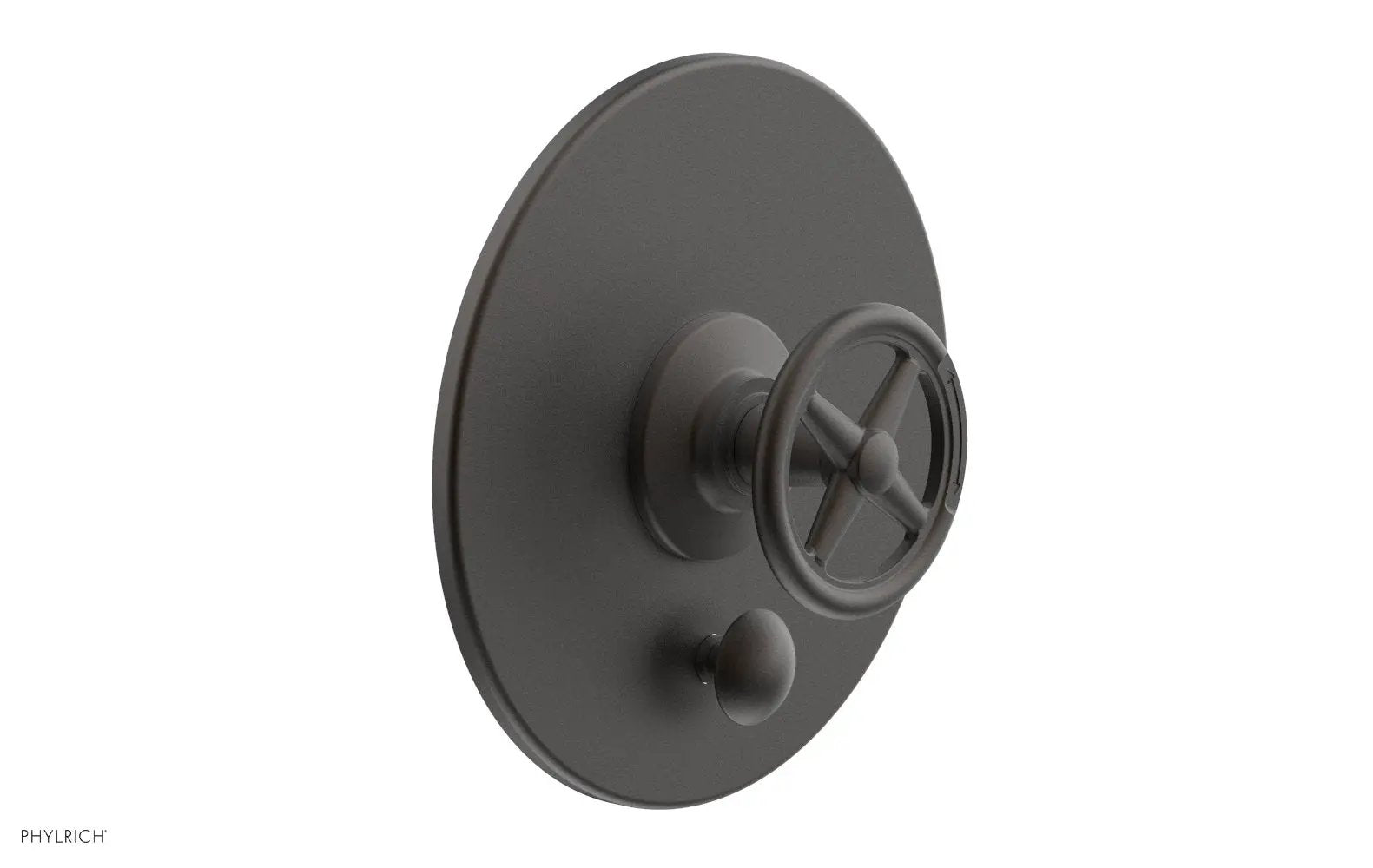 Phylrich WORKS Pressure Balance Shower Plate with Diverter and Handle Trim Set by Phylrich